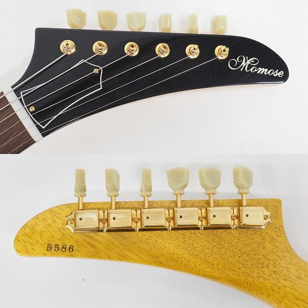 実際に弊社で買取させて頂いた★Momose/モモセ MEX・K-STD/NJ NA エクスプローラーType エレキギター ハードケース付の画像 3枚目