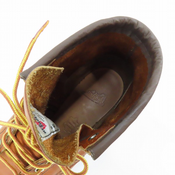 実際に弊社で買取させて頂いたRED WING/レッドウィング アイリッシュセッター 羽根タグ ブーツ 875/8Eの画像 4枚目