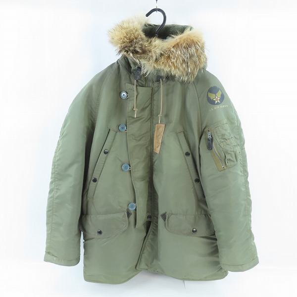 実際に弊社で買取させて頂いた米軍 ヴィンテージ N-3B フライトジャケット 8415-269-0419/M