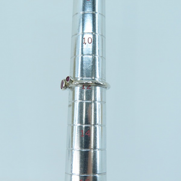 実際に弊社で買取させて頂いたLoree Rodkin/ローリーロドキン 5Pピンクストーン入り シルバーリング/12.5号の画像 7枚目