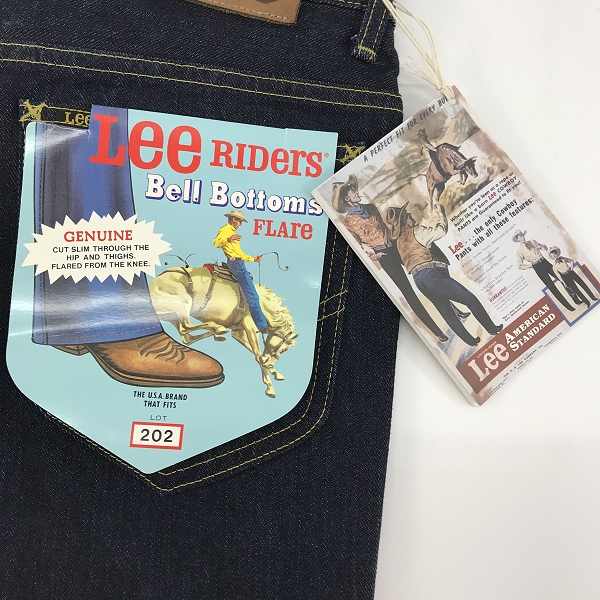 実際に弊社で買取させて頂いた【未使用】Lee/リー 202 Bell bottoms/ベルボトム ジーンズ アメリカンスタンダード 04202/33の画像 7枚目