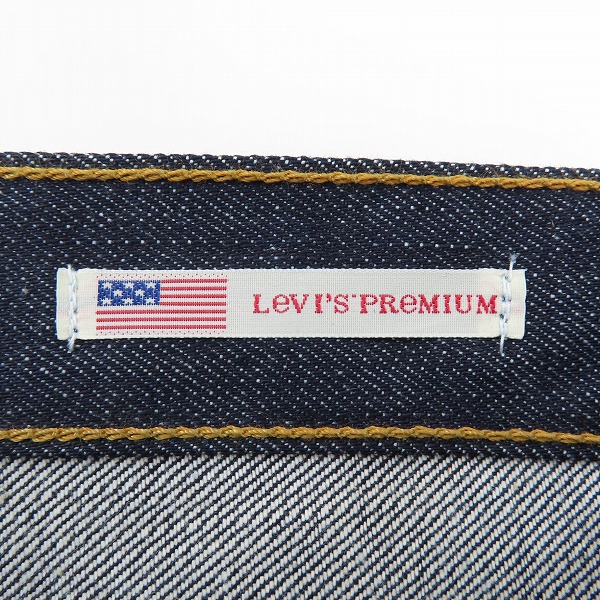 実際に弊社で買取させて頂いた【未使用】LEVIS/リーバイス 501 PREMIUM デニムパンツ 赤耳 鹿革 US501-0001/W32L36の画像 4枚目
