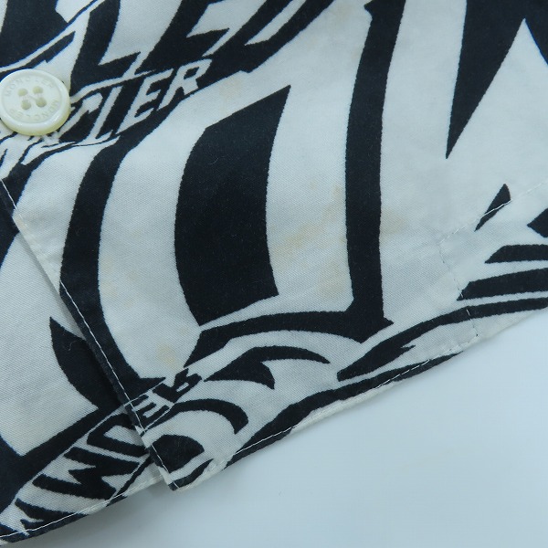 実際に弊社で買取させて頂いた【JPタグ】MONCLER/モンクレール CAMICIA/総柄 オープンカラーシャツ I10912F00010/XLの画像 8枚目