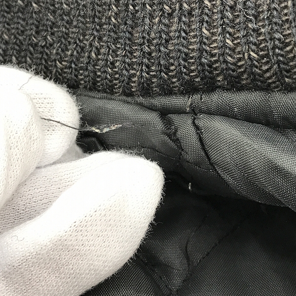 実際に弊社で買取させて頂いたBUTWIN/バトウィン BACK DROP バックドロップ ビンテージ スタジャン/バーシティジャケット/38の画像 4枚目