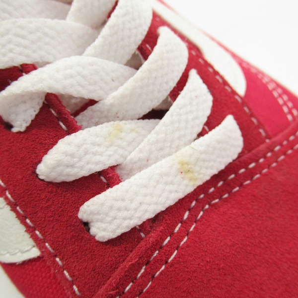 実際に弊社で買取させて頂いたVANS/バンズ old skool ローカットスニーカー レッド 27の画像 7枚目