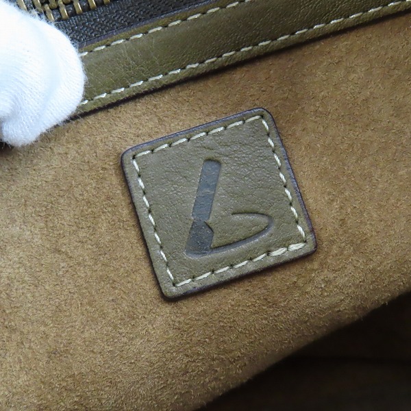 実際に弊社で買取させて頂いた土屋鞄製造所/ツチヤカバン Tone OILNUME/トーンオイルヌメ ジップトップショルダーバッグ ダークグリーンの画像 5枚目