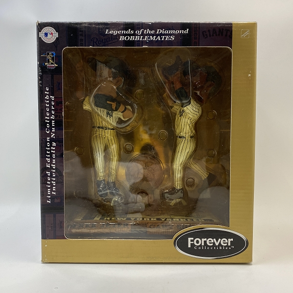 実際に弊社で買取させて頂いたForever Collectibles Legends of the Diamond BOBBLEMATES ニューヨークヤンキース DEREK JETER/GARY SHEFFIELD フィギュア