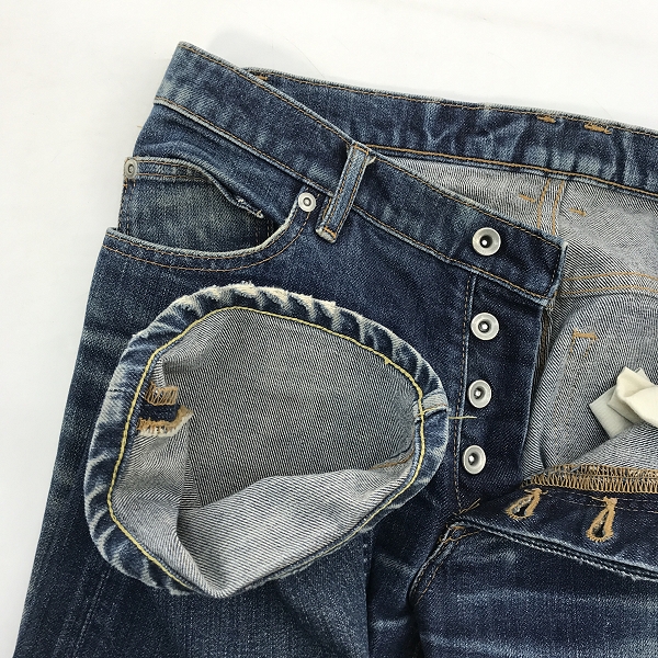 実際に弊社で買取させて頂いたato/アトウ ボタンフライ デニムパンツ AMAE-P12F/44の画像 5枚目