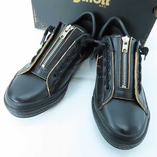 実際に弊社で買取させて頂いたCONVERSE × Shott/コンバース×ショット ONE STAR Z Schott/ワンスター Z ショット 1SE190 ブラック/27