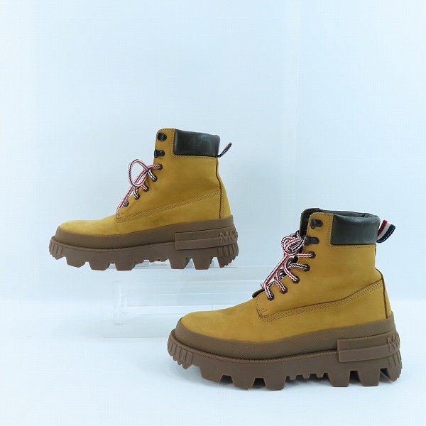 実際に弊社で買取させて頂いたMONCLER/モンクレール スエード ブーツ/シューズ 43の画像 3枚目