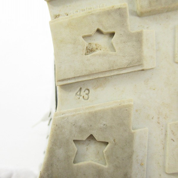 実際に弊社で買取させて頂いたATLANTIC STARS/アトランティックスターズ スニーカー グレー×シルバー/43の画像 5枚目