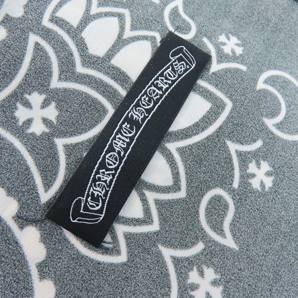 実際に弊社で買取させて頂いたCHROME HEARTS/クロムハーツ ペイズリー バンダナ スカーフの画像 2枚目