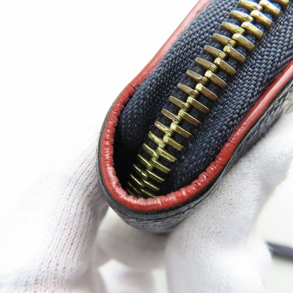 実際に弊社で買取させて頂いたLOUIS VUITTON/ルイヴィトン モノグラム アンプラント ジッピーウォレット/長財布 M62121の画像 8枚目