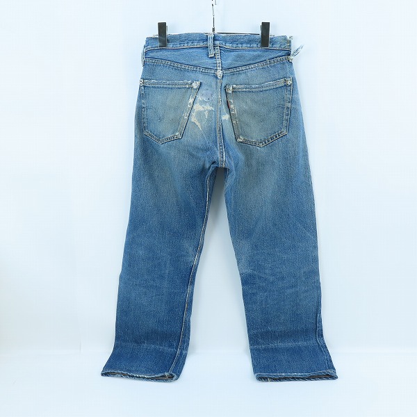 実際に弊社で買取させて頂いたLEVI'S/リーバイス ヴィンテージ 50s頃 501XX 隠しリベット刻印12/ボタン裏点々/オフセット デニム パンツ/ジーンズの画像 1枚目