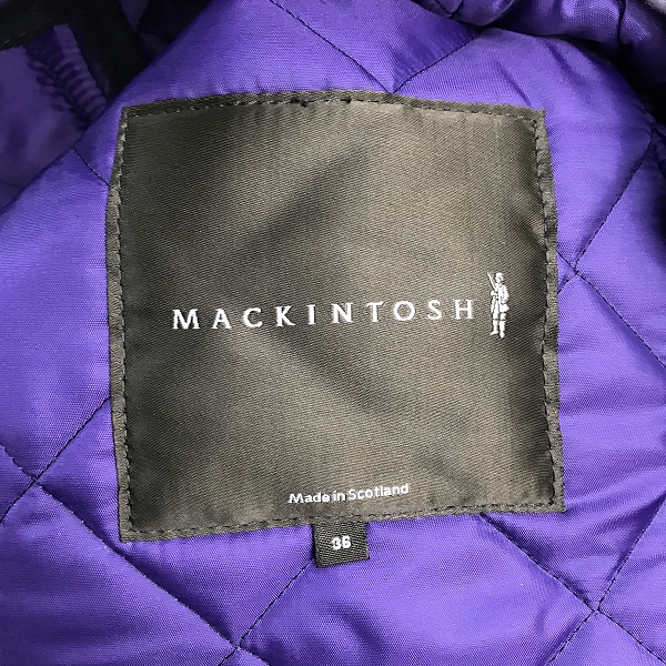 実際に弊社で買取させて頂いたMACKINTOSH/マッキントッシュ Scotland製 ウールキルティングジャケット /36の画像 3枚目