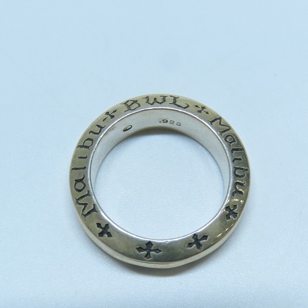 実際に弊社で買取させて頂いたBWL/ビルウォールレザー Malibu/マリブ Large Spacer Ring/ラージスペーサーリング/16-16.5号の画像 5枚目