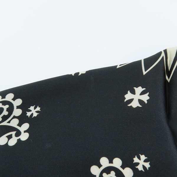 実際に弊社で買取させて頂いたCHROME HEARTS/クロムハーツ ペイズリー バンダナ スカーフの画像 4枚目