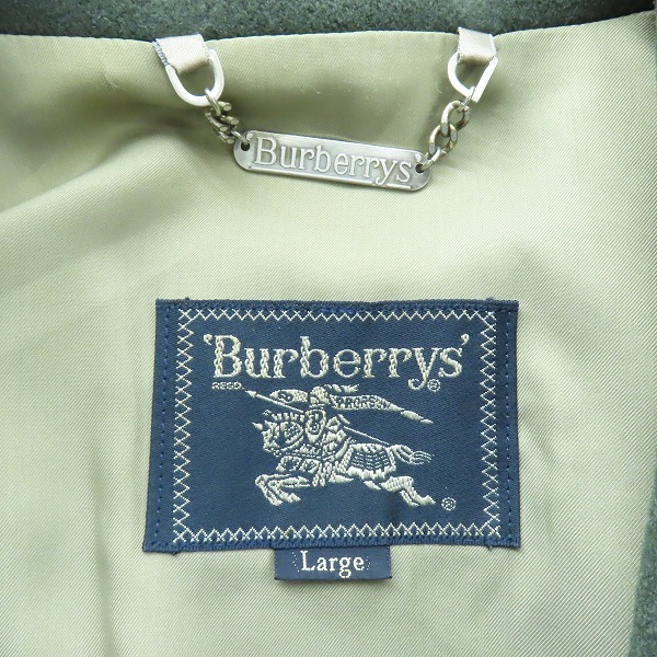 実際に弊社で買取させて頂いたBurberrys/バーバリーズ ウール ジップジャケット ブルゾンジャケット/Lの画像 3枚目