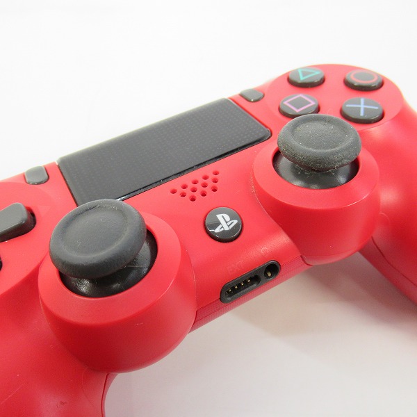 実際に弊社で買取させて頂いた【難有り】SONY/ソニー DUALSHOCK/デュアルショック4 PS4用 ワイヤレスコントローラー CUH-ZCT2J マグマ・レッドの画像 5枚目
