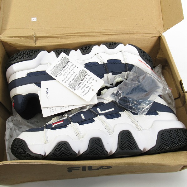 実際に弊社で買取させて頂いた【未使用】 FILA/フィラ BARRICADEXT 97 LOW/バリケード エックスティー ロー FS1HTB1054X WNV/27.5の画像 7枚目