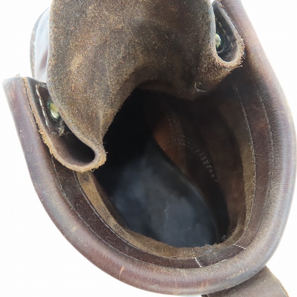 実際に弊社で買取させて頂いたWHITE S BOOTS/ホワイツブーツ Smoke Jumper/スモークジャンパー レースアップブーツ 350-V ブラウン 7Eの画像 4枚目