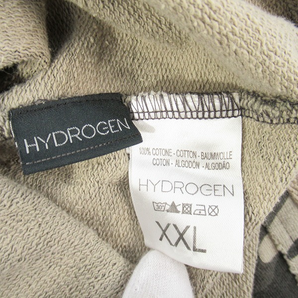 実際に弊社で買取させて頂いたHYDROGEN/ハイドロゲン 迷彩/カモフラ柄 ジップアップパーカー/XXLの画像 3枚目