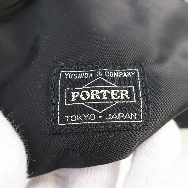 実際に弊社で買取させて頂いた(1)PORTER/ポーター TANKER タンカー WAIST BAG ウエストバッグ ブラックの画像 4枚目