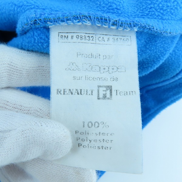 実際に弊社で買取させて頂いた Kappa/カッパ RENAULT F1  Team/ルノー F1 チーム ハーフジッププルオーバー/Lの画像 3枚目
