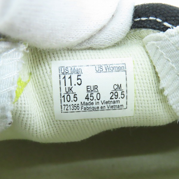 実際に弊社で買取させて頂いたVANS×WACKO MARIA/バンズ×ワコマリア Og Classic Slip-ON/クラシック スリッポン レコード柄/29.5の画像 5枚目