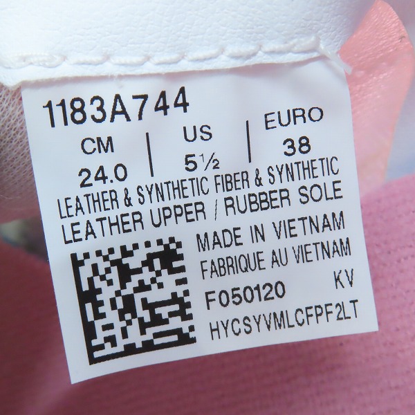 実際に弊社で買取させて頂いた【未使用】Onitsuka Tiger/オニツカタイガー SERRANO/セラーノ ローカットスニーカー 1183A744/24の画像 5枚目