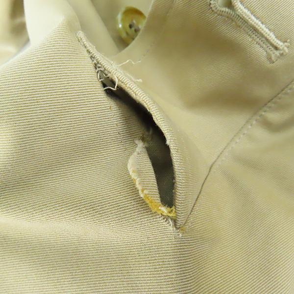 実際に弊社で買取させて頂いたBurberry's/バーバリーズ 裏地チェック柄 トレンチコート の画像 8枚目