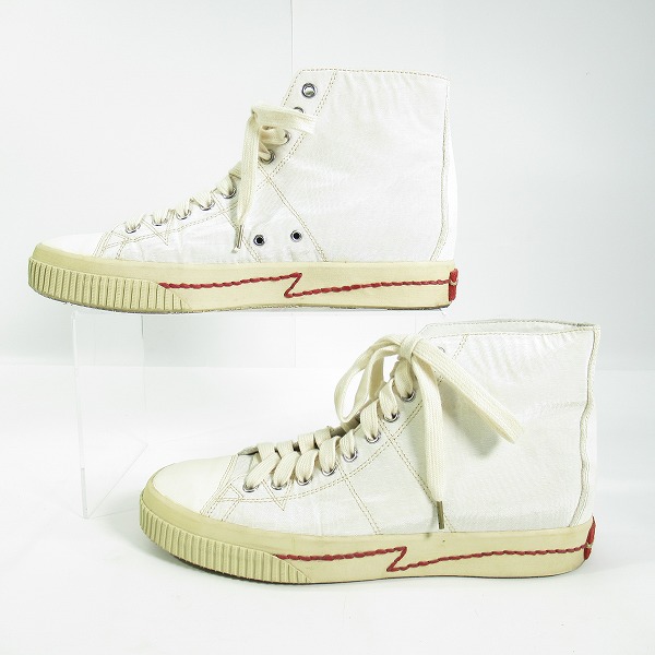 実際に弊社で買取させて頂いたvisvim/ビズビム CUBISM ハイカットスニーカー 刺繍 9の画像 3枚目