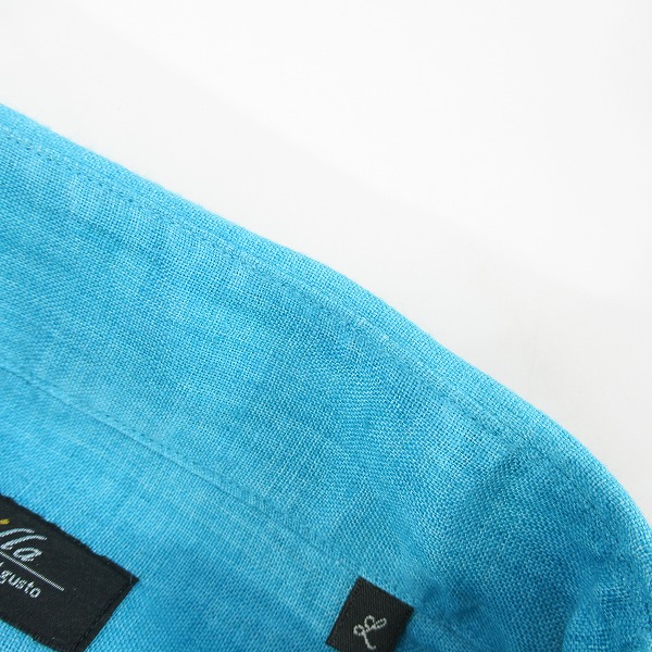 実際に弊社で買取させて頂いたBrilla per il gusto/ブリッラ ペル イル グスト リネンシャツ/Lの画像 6枚目