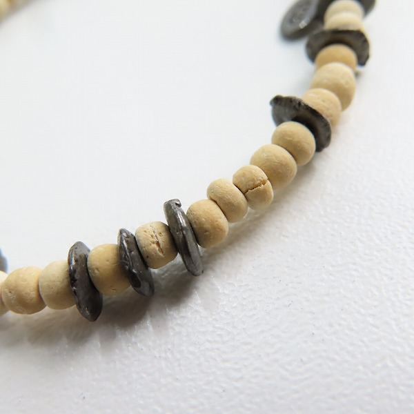 実際に弊社で買取させて頂いた(2)AMP JAPAN/アンプジャパン Coconut Beads Bracelet/ココナッツ ビーズ ブレスレットの画像 8枚目