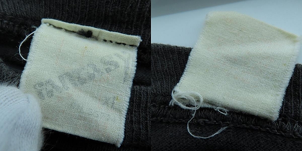 実際に弊社で買取させて頂いたMOTLEY CRUE/モトリー・クルー SHOUT AT THE DEVIL ヴィンテージ/ビンテージ バンT Tシャツ/XLの画像 9枚目