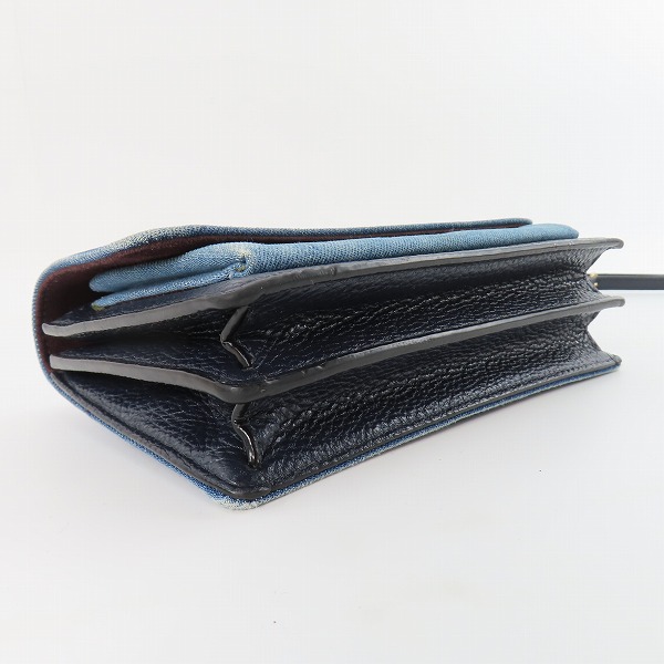 実際に弊社で買取させて頂いたCOACH/コーチ デニム ショルダーバッグ/C3325の画像 3枚目