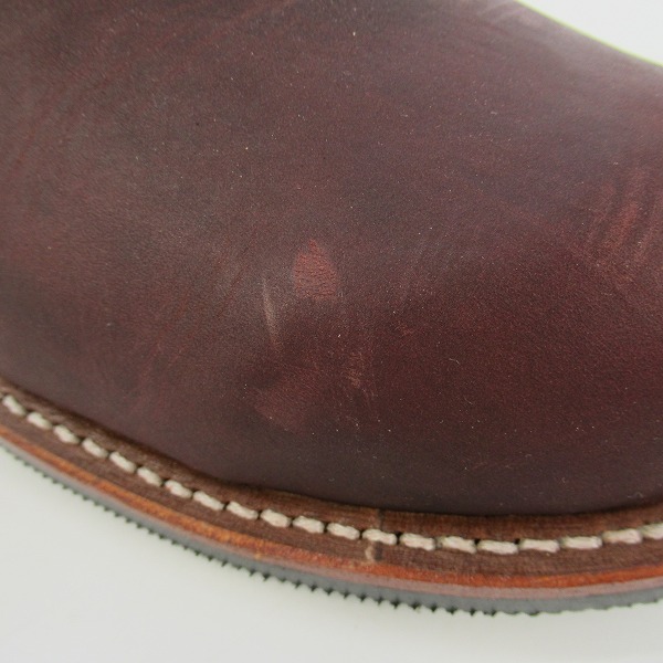 実際に弊社で買取させて頂いたCHIPPEWA/チペワ コードバン 7インチ ショート エンジニアブーツ 91067/9.5Eの画像 7枚目