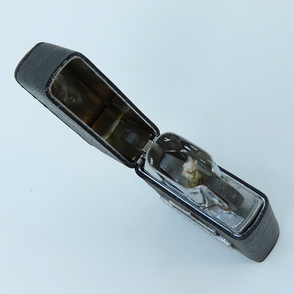 実際に弊社で買取させて頂いたZIPPO/ジッポー Harley-Davidson/ハーレーダビッドソン メタル貼り 革巻き ブラックの画像 5枚目