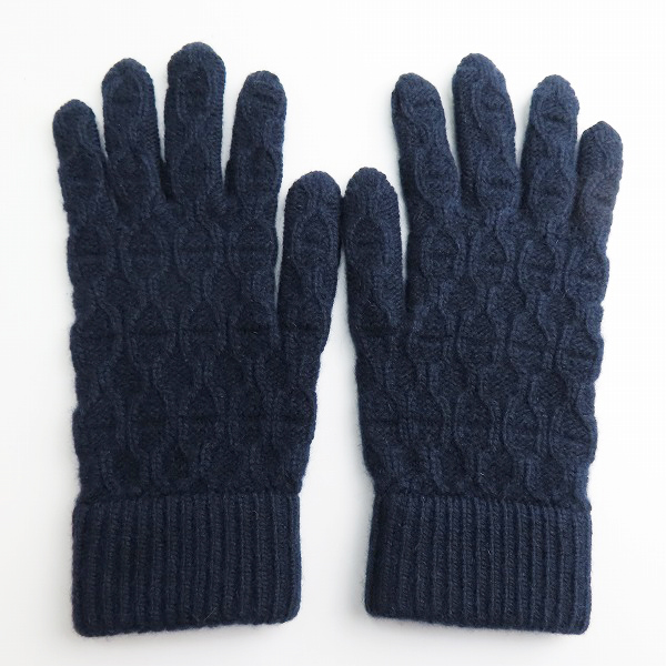 実際に弊社で買取させて頂いたHERMES/エルメス トリ・マイヨン カシミア手袋/グローブ