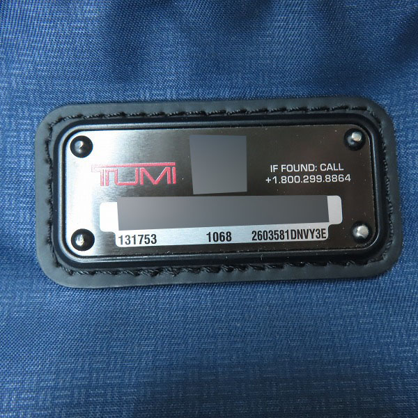 実際に弊社で買取させて頂いたTUMI/トゥミ Alpha3/アルファ3 限定 スリムバックパック 2603581DNVY3E の画像 7枚目