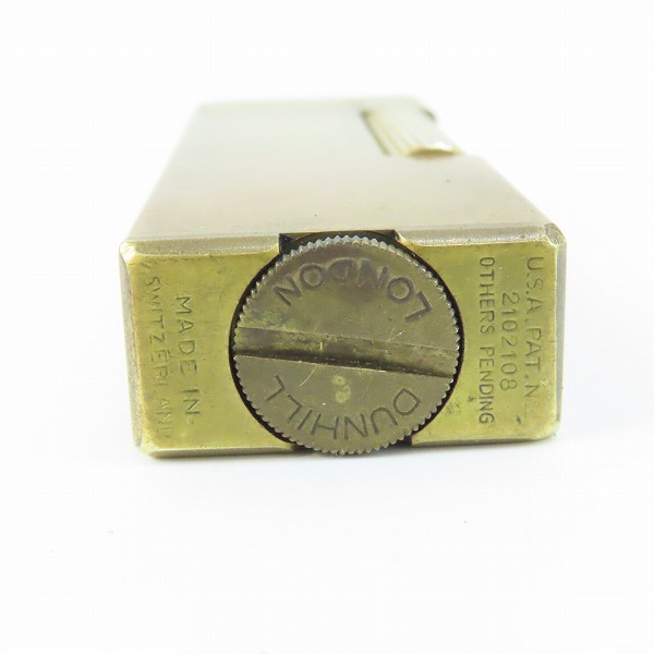 実際に弊社で買取させて頂いた【ジャンク】dunhill/ダンヒル U.S.PATENT No.2102108 ヴィンテージ オイルライターの画像 4枚目