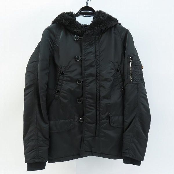 実際に弊社で買取させて頂いたALPHA INDUSTRIES×junhashimoto/アルファ×ジュンハシモト SHAWL COLLAR N3-B フライトジャケット 1011920018/4