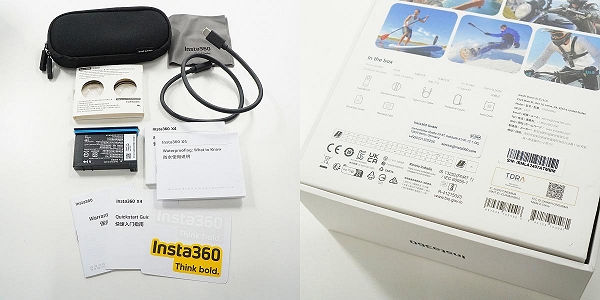 実際に弊社で買取させて頂いたInsta360/インスタ360 X4 8K 360°アクションカメラ デジタルビデオカメラ 動作確認済みの画像 9枚目