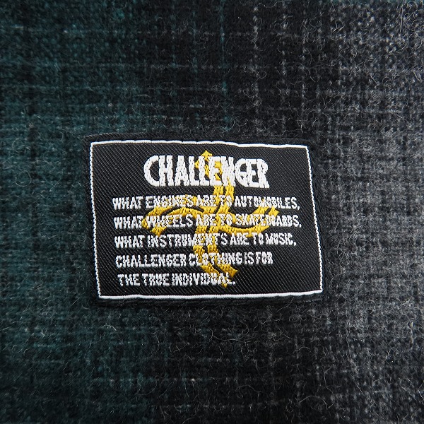 実際に弊社で買取させて頂いたCHALLENGER/チャレンジャー 長袖チェックシャツ CLGSH010-009/Mの画像 4枚目
