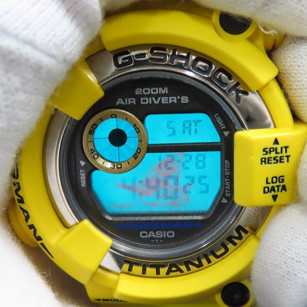 実際に弊社で買取させて頂いたG-SHOCK/Gショック FROGMAN フロッグマン アメリカズカップ DW-8200AC-9Tの画像 4枚目