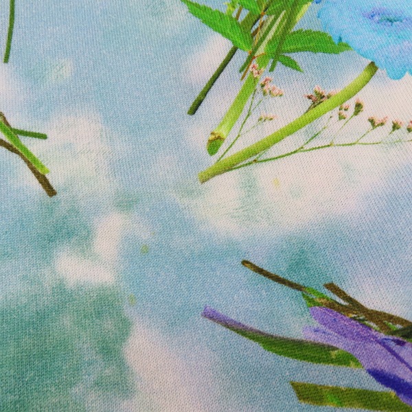 実際に弊社で買取させて頂いた【JPタグ】LOUIS VUITTON ヴァージルアブロー 20SS プリントエンブロイダリーフラワー RM201 NPG HIY96W 半袖Tシャツ/XLの画像 7枚目