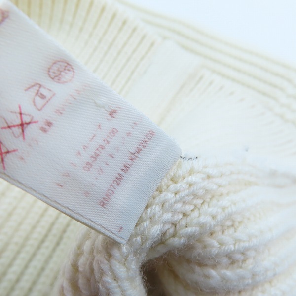 実際に弊社で買取させて頂いたLOUIS VUITTON/ルイ ヴィトン LVロゴ ジップアップ ドライバーズニット Mの画像 5枚目