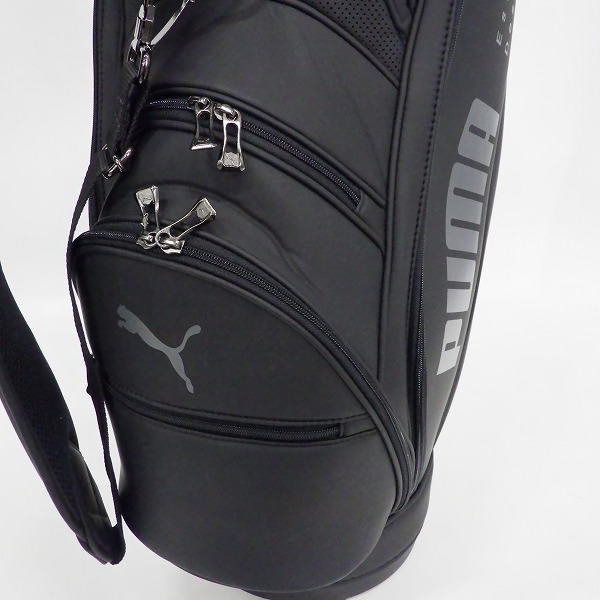 実際に弊社で買取させて頂いたPUMA/プーマ 867976 ベーシック 9.5型 5分割キャディバッグ 2022 ブラックの画像 5枚目