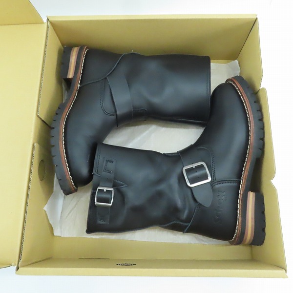 実際に弊社で買取させて頂いたSchott/ショット Engineer Boots エンジニア レザーブーツ S23001 /26の画像 8枚目