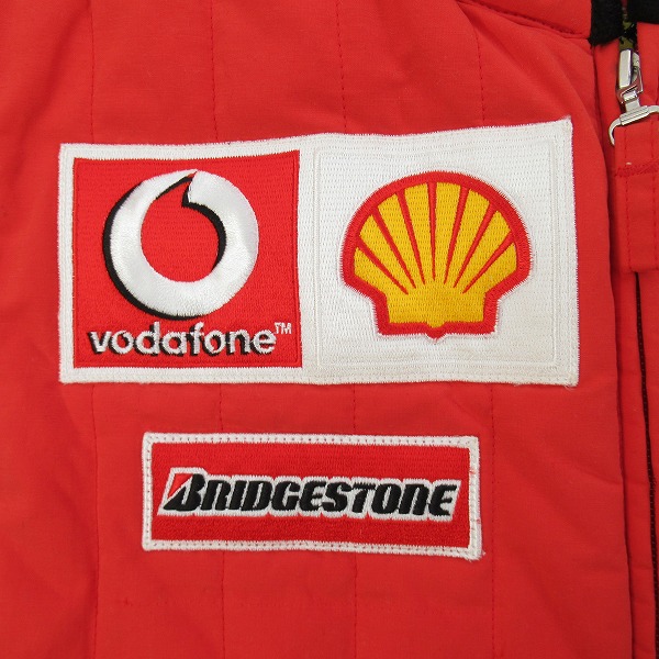 実際に弊社で買取させて頂いたFILA/フィラー FERARRI/フェラーリー Marlboro/Shell Formula1/F1 Racing ベスト /Mの画像 6枚目